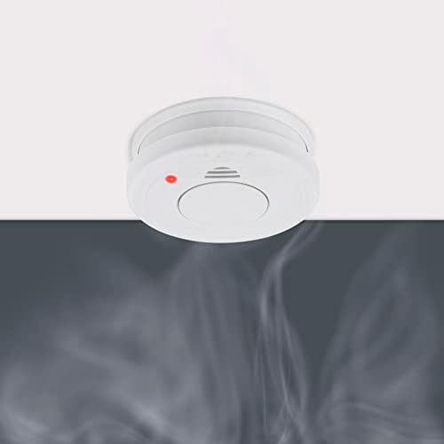 Smartwares Rauchmelder mit optischem Sensor - TÜV geprüft, 1 Jahr Batterie, 85 dB für optimale Sicherheit zuhause
