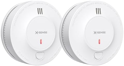 X-Sense Rauchmelder Set 5er - 10 Jahre Batterie, fotoelektrisch, sicher & energiesparend für Zuhause