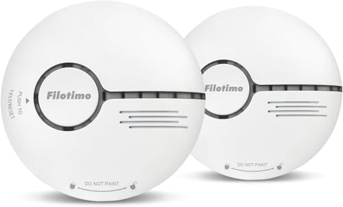 Rauchmelder von Markenname - Effiziente Feueralarm mit LED-Anzeige & Stummschaltung - Ideal für Ihr Zuhause (6er Pack)