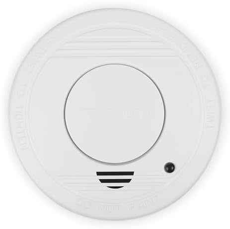 Smartwares Rauchmelder mit optischem Sensor - TÜV geprüft, 1 Jahr Batterie, 85 dB für optimale Sicherheit zuhause