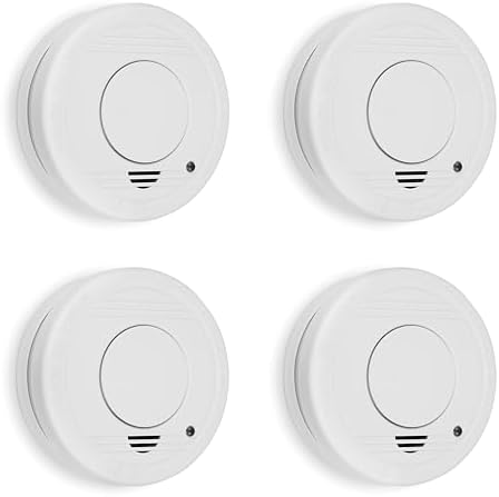 Smartwares Rauchmelder mit optischem Sensor - TÜV geprüft, 1 Jahr Batterie, 85 dB für optimale Sicherheit zuhause