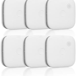 Smartwares Interkonnektierbarer Rauchmelder 6er-Pack – Hohe Sicherheit mit 5-Jahres-Batterie für Ihr Zuhause