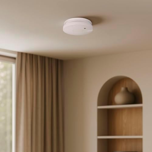 Smartwares Rauchmelder mit optischem Sensor - TÜV geprüft, 1 Jahr Batterie, 85 dB für optimale Sicherheit zuhause