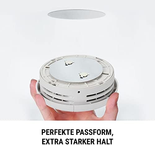 SHD by OneConcept 10er-Set Mini-Rauchmelder mit Magnethalterung – ideal für Küche, Büro & Wohnwagen, mit Testfunktion &