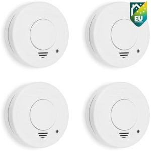 Smartwares Rauchmelder mit optischem Sensor - TÜV geprüft, 1 Jahr Batterie, 85 dB für optimale Sicherheit zuhause