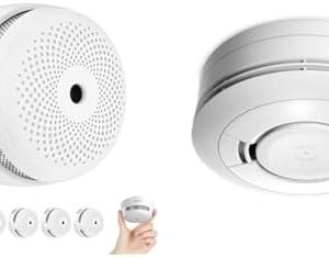 X-Sense Mini-Rauchmelder: Intelligenter fotoelektrischer Rauchwarnmelder mit LED-Anzeige für optimalen Schutz zu Hause