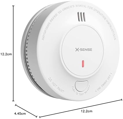 X-Sense Rauchmelder Set 5er - 10 Jahre Batterie, fotoelektrisch, sicher & energiesparend für Zuhause