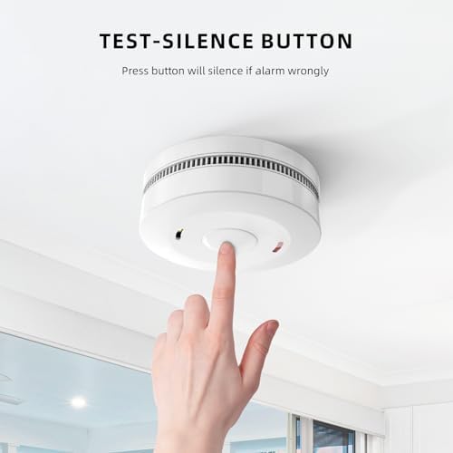 Rauchmelder 3er Pack - Magnethalterung mit 10 Jahre Batterie & 3M Klebepads für sicheren Halt, DIN EN 14604 zertifiziert