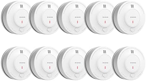 X-Sense Rauchmelder Set 5er - 10 Jahre Batterie, fotoelektrisch, sicher & energiesparend für Zuhause