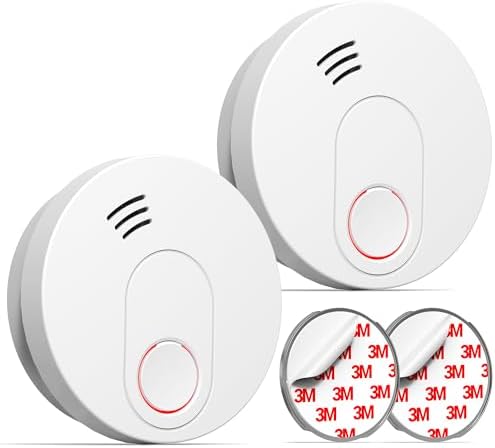 GS526 Rauchmelder 10 Jahre mit Magnet, Zertifiziert nach DIN EN14604, 85 dB Alarm, 6 Stück für sicheren Brandschutz zuha