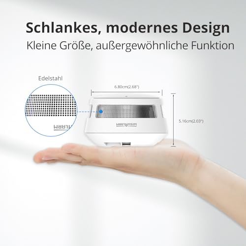 Rauchmelder 10 Jahre Batterie - TÜV-zertifizierter Feuermelder mit Stummschaltfunktion für maximale Sicherheit zuhause