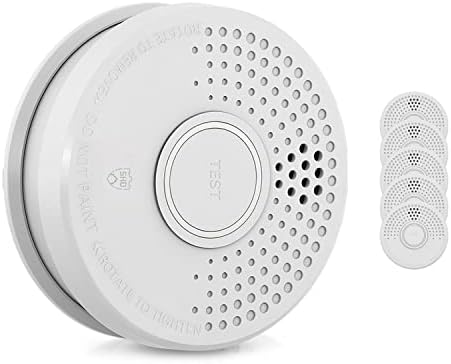 SHD by OneConcept 10er-Set Mini-Rauchmelder mit Magnethalterung – ideal für Küche, Büro & Wohnwagen, mit Testfunktion &