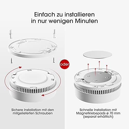 X-Sense Rauchmelder Set 5er - 10 Jahre Batterie, fotoelektrisch, sicher & energiesparend für Zuhause
