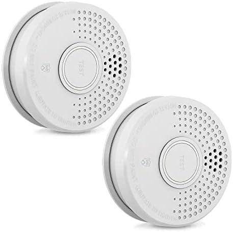 SHD by OneConcept 10er-Set Mini-Rauchmelder mit Magnethalterung – ideal für Küche, Büro & Wohnwagen, mit Testfunktion &