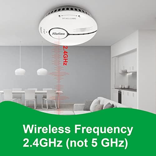 Rauchmelder von Markenname - Effiziente Feueralarm mit LED-Anzeige & Stummschaltung - Ideal für Ihr Zuhause (6er Pack)