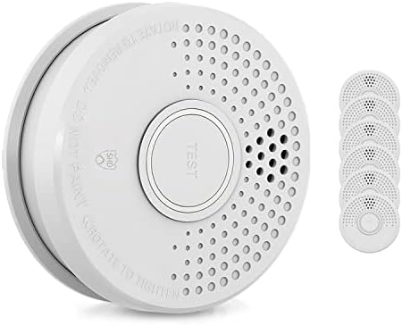 SHD by OneConcept 10er-Set Mini-Rauchmelder mit Magnethalterung – ideal für Küche, Büro & Wohnwagen, mit Testfunktion &