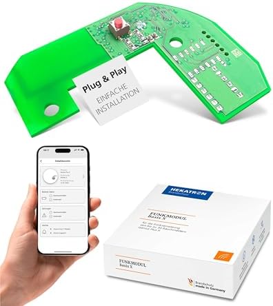 Hekatron Genius Plus X – Rauchmelder mit 10 Jahren Batterie – Testsieger für sicheres Wohnen – Made in Germany