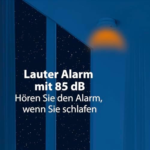 Smartwares Rauchmelder mit optischem Sensor - TÜV geprüft, 1 Jahr Batterie, 85 dB für optimale Sicherheit zuhause