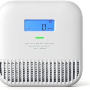 X-Sense Kohlenmonoxid Melder für Sicherheit zu Hause, tragbar mit 10-Jahres-Batterie, XC0K-SN
