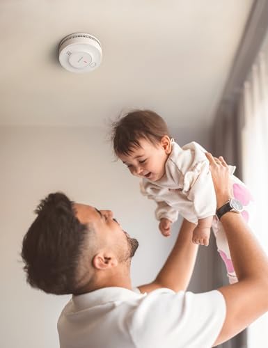 X-Sense Rauchmelder Set 5er - 10 Jahre Batterie, fotoelektrisch, sicher & energiesparend für Zuhause