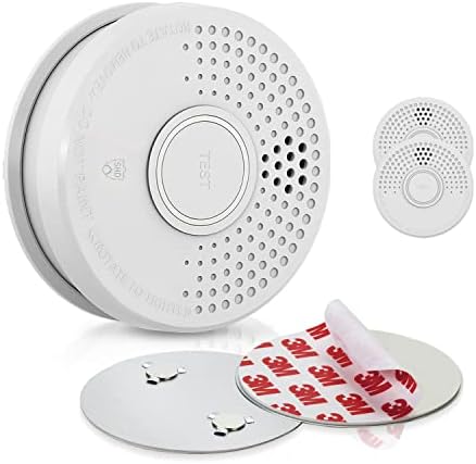 SHD by OneConcept 10er-Set Mini-Rauchmelder mit Magnethalterung – ideal für Küche, Büro & Wohnwagen, mit Testfunktion &