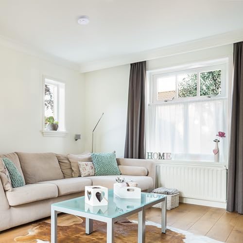 Smartwares Rauchmelder mit optischem Sensor - TÜV geprüft, 1 Jahr Batterie, 85 dB für optimale Sicherheit zuhause