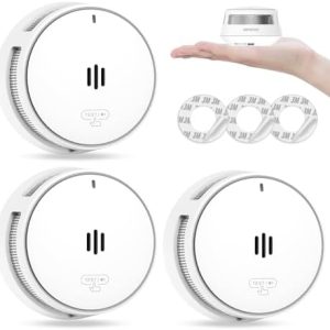 Rauchmelder 10 Jahre Batterie - TÜV-zertifizierter Feuermelder mit Stummschaltfunktion für maximale Sicherheit zuhause