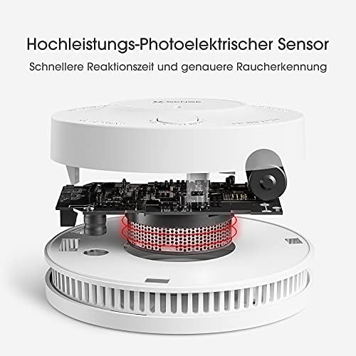 X-Sense Rauchmelder Set 5er - 10 Jahre Batterie, fotoelektrisch, sicher & energiesparend für Zuhause