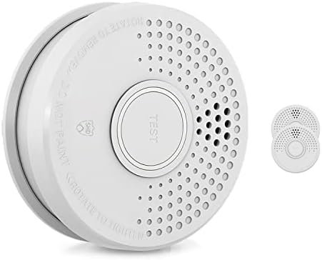 SHD by OneConcept 10er-Set Mini-Rauchmelder mit Magnethalterung – ideal für Küche, Büro & Wohnwagen, mit Testfunktion &