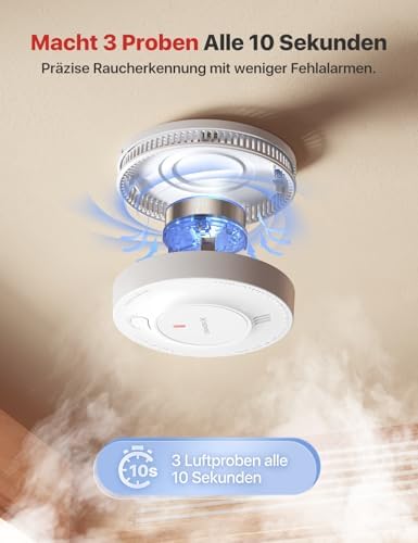 X-Sense Rauchmelder Set 5er - 10 Jahre Batterie, fotoelektrisch, sicher & energiesparend für Zuhause