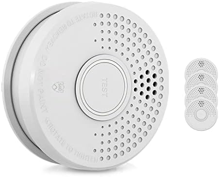 SHD by OneConcept 10er-Set Mini-Rauchmelder mit Magnethalterung – ideal für Küche, Büro & Wohnwagen, mit Testfunktion &