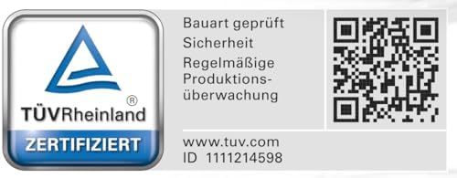 Smartwares Rauchmelder mit optischem Sensor - TÜV geprüft, 1 Jahr Batterie, 85 dB für optimale Sicherheit zuhause