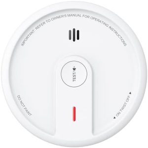 X-Sense Rauchmelder 10 Jahre Batterie - Kompakter Feuermelder mit LED-Anzeige für Zuhause, XS0E-SN