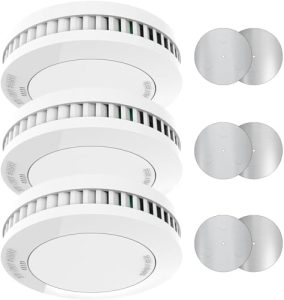 XINDUM MINI 3er Set Rauchmelder mit 10 Jahren Batterie - TÜV-zertifiziert & blinkfrei für optimum Sicherheit zuhause