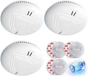 DAYTECH Rauchmelder Set – 3 x 10 Jahre Batterie, TÜV zertifiziert, 85 dB für maximalen Schutz zuhause