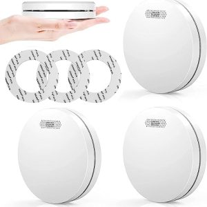 XINDUM Rauchmelder 3er Set mit 10 Jahren Batterie, TÜV Rheinland zertifiziert, ideal für sicheren Brandschutz